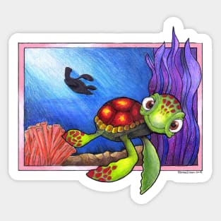 Baby Sea Turtle Sticker